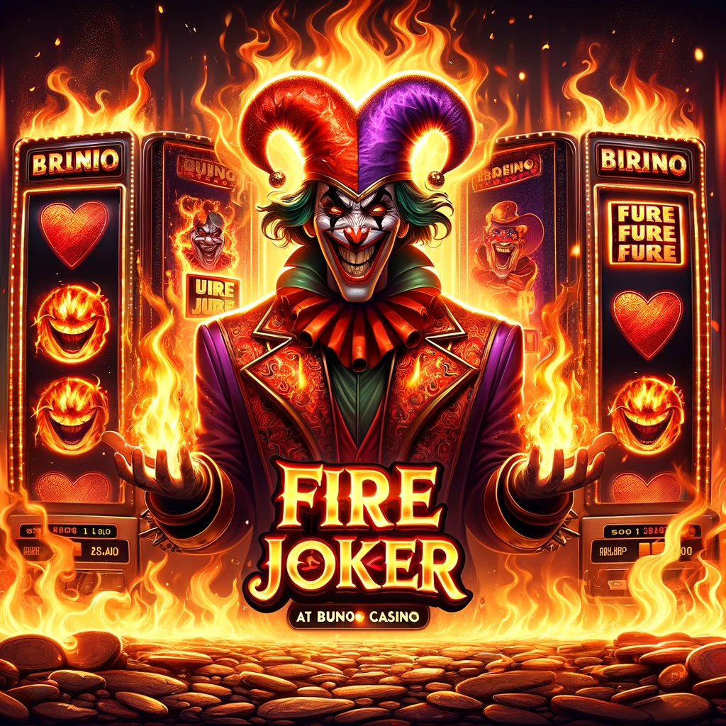 Ontdek de opwinding van het spinnen van de Fire Joker slot bij Bruno Casino, waar elke draai een kans op vlammende overwinningen biedt in Nederland.