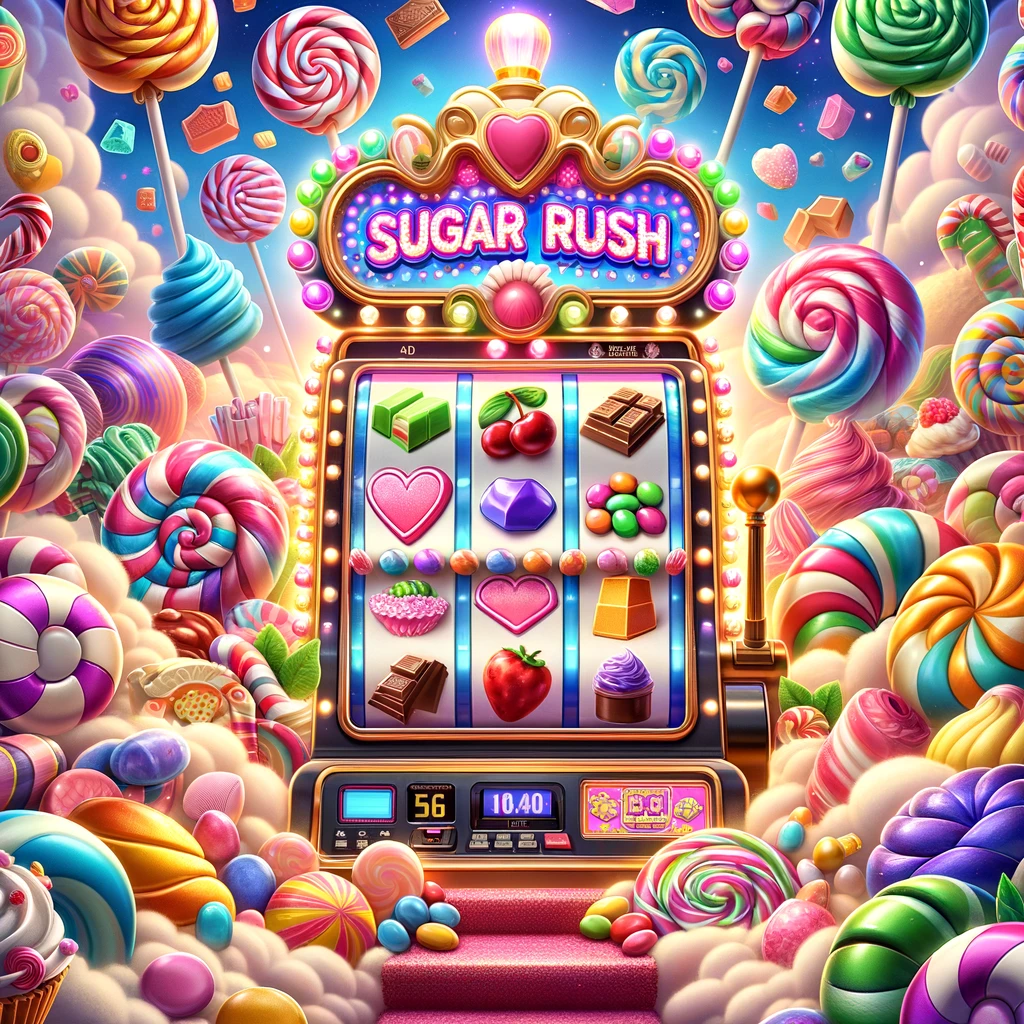 Spelers genieten van een kleurrijke cascade van snoepjes in Sugar Rush slot, aangeboden door Bruno Casino, het zoetste punt voor online slots in Nederland