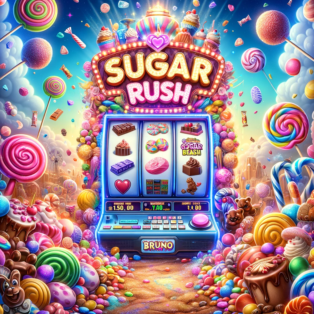 Ontdek een wereld vol met snoep en grote winsten in het Sugar Rush slot bij Bruno Casino, de ultieme bestemming voor slotliefhebbers in Nederland